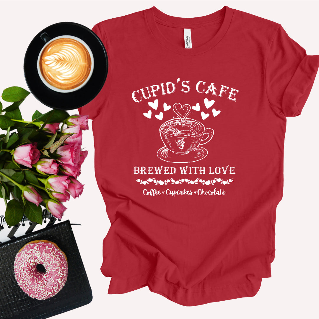 Cupid's Cafe T-Shirt (Red)