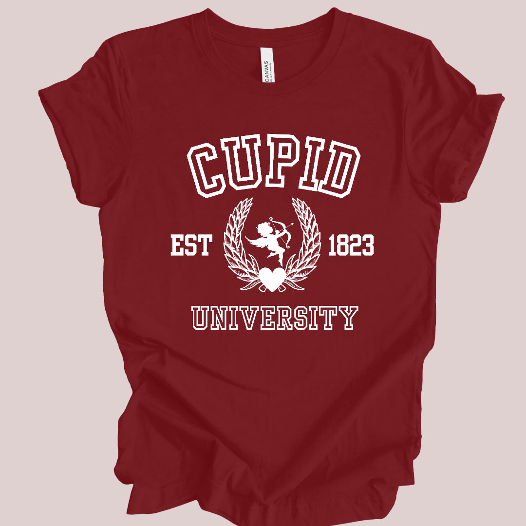 Cupid University T-Shirt (Cardinal)